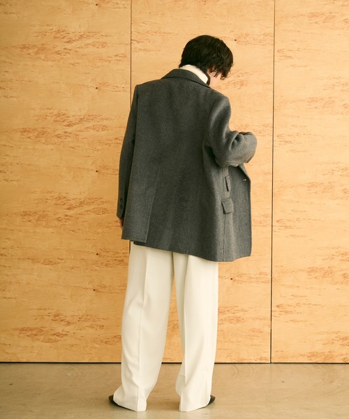 セール】ウール混ダブルブレストテーラードジャケット（テーラード