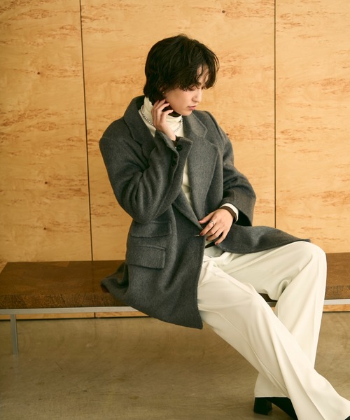 セール】ウール混ダブルブレストテーラードジャケット（テーラード