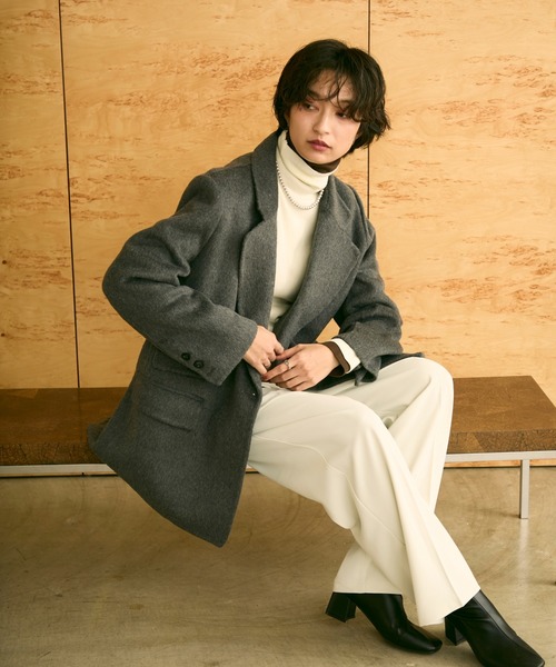 セール】ウール混ダブルブレストテーラードジャケット（テーラード