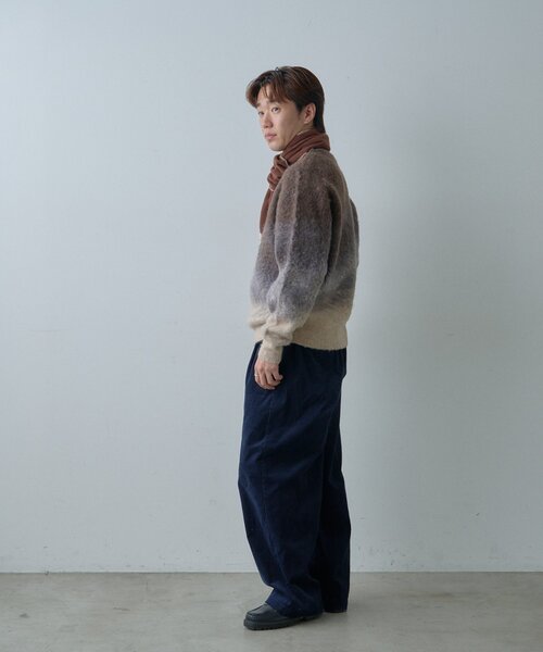 WHIMSIC(ウィムジック)の「【UNISEX】フェイデッドニットプルオーバー(ニット/セーター・レディース・ブルー/ブラウン・FREE)」の18枚目の写真