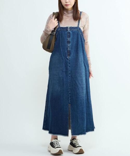 DENIM CAMISOLE DRESS（ジャンパースカート）｜CONVERSE TOKYO 