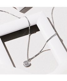 JBANS CLASSIC（ジェイバンスクラシック）の「Big J Pendant Flat Link Cross Chain Necklace (C2503-AN928_SV)（ネックレス・レディース）」