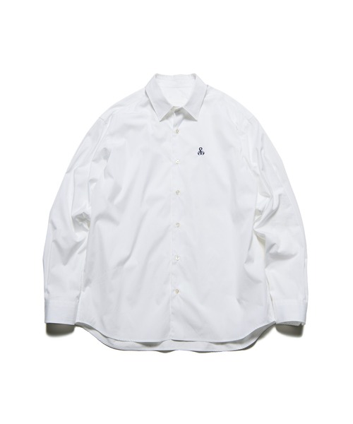 SOPHNET.（ソフネット）の「SUVIN GIZA RELAX-FIT SHIRT（シャツ/ブラウス・メンズ・ブルー/ホワイト/ネイビー・1/2/3/4/5）」の2枚目の写真