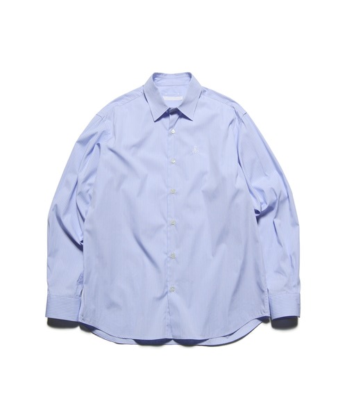 SOPHNET.（ソフネット）の「SUVIN GIZA RELAX-FIT SHIRT（シャツ/ブラウス・メンズ・ブルー/ホワイト/ネイビー・1/2/3/4/5）」の3枚目の写真