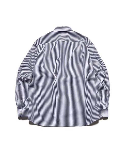 SOPHNET.（ソフネット）の「SUVIN GIZA RELAX-FIT SHIRT（シャツ/ブラウス・メンズ・ブルー/ホワイト/ネイビー・1/2/3/4/5）」の7枚目の写真