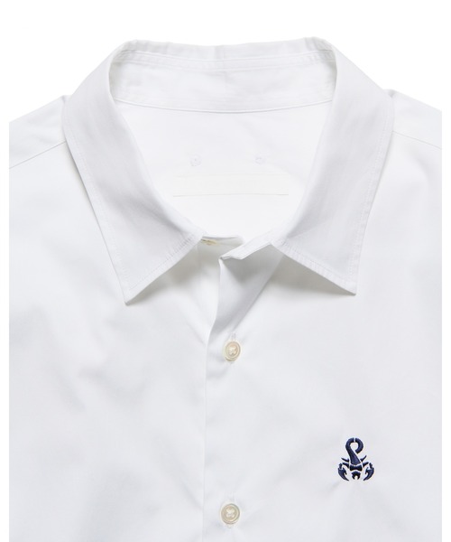 SOPHNET.（ソフネット）の「SUVIN GIZA RELAX-FIT SHIRT（シャツ/ブラウス・メンズ・ブルー/ホワイト/ネイビー・1/2/3/4/5）」の10枚目の写真