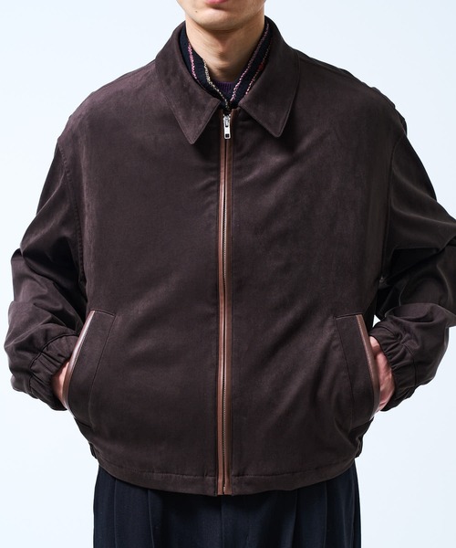 ARMANI Collezioni スウェードブルゾン Synthetic Suede Blouson / シンセティックスウェードブルゾン