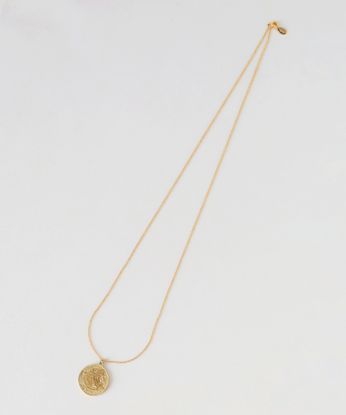 Chibi Jewels （チビジュエルズ）の「chibi jewels/チビジュエルズ Ancient Coin Long Necklace（ネックレス・レディース・ゴールド・FREE）」の5枚目の写真