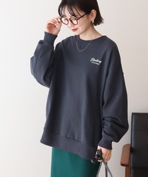 サガラ刺繍裏毛スウェット