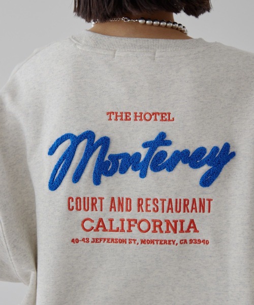 AMERICAN HOLIC(アメリカンホリック)の「サガラ刺繍裏毛スウェット(スウェット・レディース・チャコールグレー/杢グレー/ブラウン・FREE)」の10枚目の写真