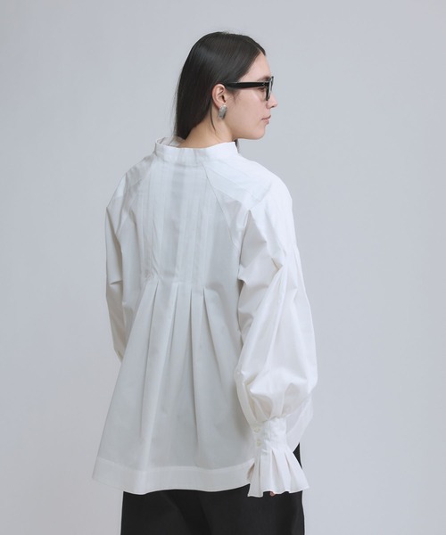 Chaos（カオス）の「Chaos(カオス)/ フォリエブラウス（シャツ/ブラウス・レディース・ホワイト/ネイビー・FREE）」の9枚目の写真