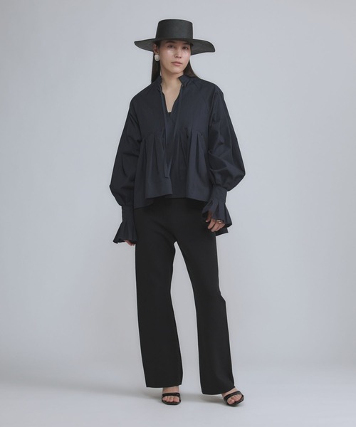 Chaos（カオス）の「Chaos(カオス)/ フォリエブラウス（シャツ/ブラウス・レディース・ホワイト/ネイビー・FREE）」の10枚目の写真