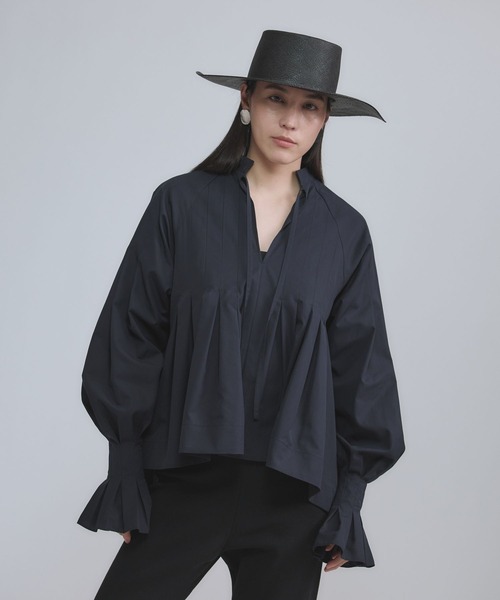 Chaos（カオス）の「Chaos(カオス)/ フォリエブラウス（シャツ/ブラウス・レディース・ホワイト/ネイビー・FREE）」の16枚目の写真