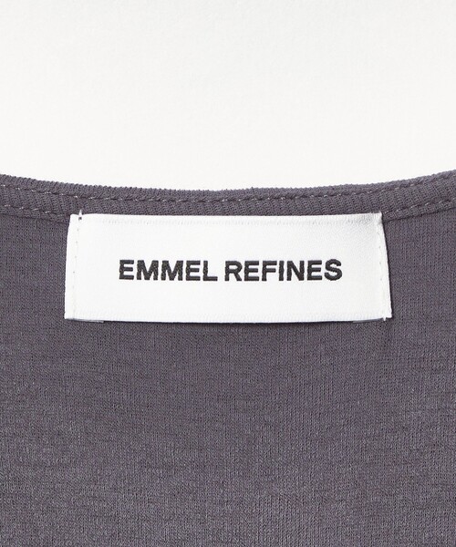 EMMEL REFINES（エメルリファインズ）の「＜EMMEL REFINES＞EM フリルネック フライス カーディガン（カーディガン/ボレロ・レディース・クリーム/ダークグレー・FREE）」の17枚目の写真
