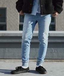 WP WESTPOINT（ダブルピーウエストポイント）の「WP WESTPOINT/ダブルピー ウエストポイント ストレッチコーデュロイ 褪せブルー イージー ジョガーパンツ（スウェットパンツ）」