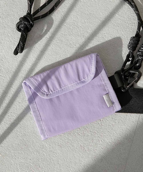 devirock（デビロック）の「親子で使える マルチネックウォレット（ショルダーバッグ・キッズ・イエロー系/ラベンダー/パープル/ブルー系/ダークオリーブ/ブラック/ベージュ系・ONE SIZE）」の6枚目の写真