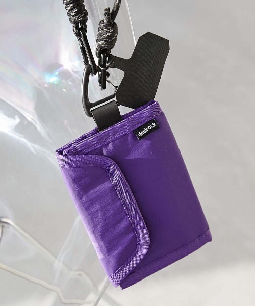 devirock（デビロック）の「親子で使える マルチネックウォレット（ショルダーバッグ・キッズ・イエロー系/ラベンダー/パープル/ブルー系/ダークオリーブ/ブラック/ベージュ系・ONE SIZE）」の5枚目の写真