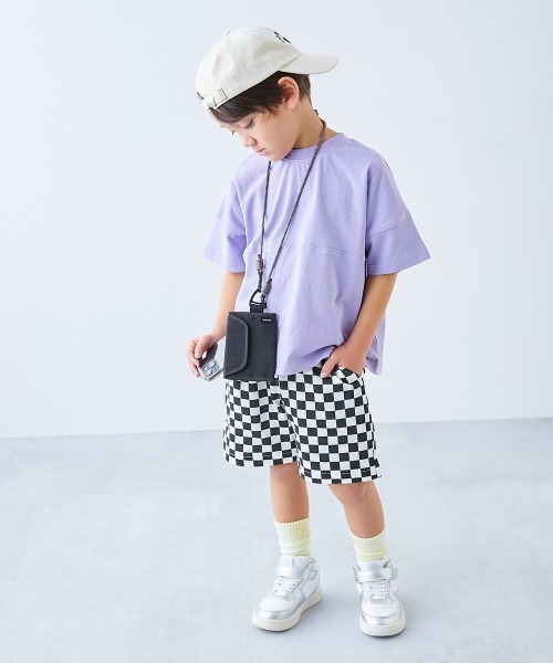 devirock（デビロック）の「親子で使える マルチネックウォレット（ショルダーバッグ・キッズ・イエロー系/ラベンダー/パープル/ブルー系/ダークオリーブ/ブラック/ベージュ系・ONE SIZE）」の8枚目の写真