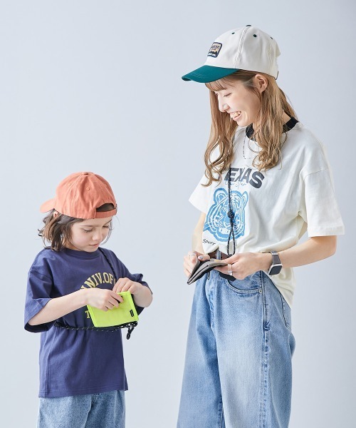 devirock（デビロック）の「親子で使える マルチネックウォレット（ショルダーバッグ・キッズ・イエロー系/ラベンダー/パープル/ブルー系/ダークオリーブ/ブラック/ベージュ系・ONE SIZE）」の13枚目の写真