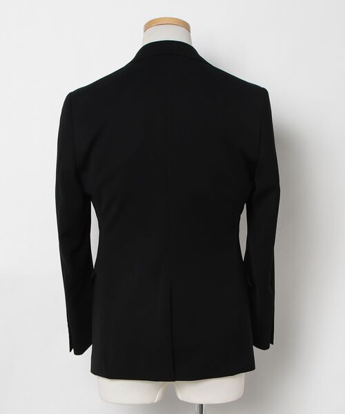SUIT SELECT(スーツセレクト)の「【おうちで洗えるストレッチスーツ】【すぐ着られるパンツ裾上げ済仕様】【年間】【フォーマル対応可】【KSW】2釦シングルスーツ 0タック/ブラック×ソリッド/ウエストムーブ/「4S」(スーツセット・メンズ・ブラック・AB6/AB5/AB4/A6/A5/A4/Y6/Y5/Y4)」の21枚目の写真