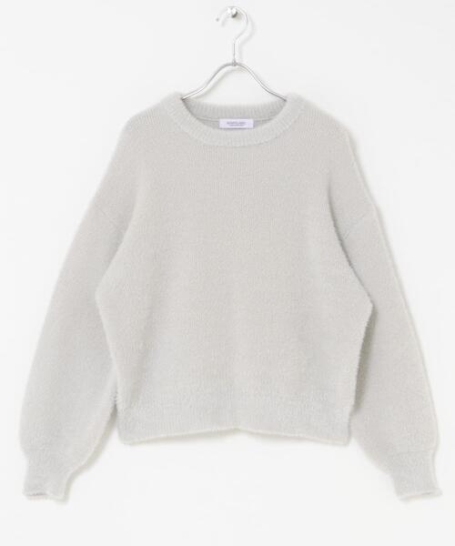 URBAN RESEARCH Sonny Label（アーバンリサーチサニーレーベル）の「ミニフェザーWフェイスニットプルオーバー（ニット/セーター・レディース・ミント/ライトピンク/ライトグレー・FREE）」の11枚目の写真