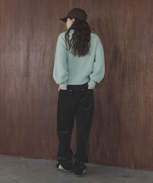 URBAN RESEARCH Sonny Label（アーバンリサーチサニーレーベル）の「ミニフェザーWフェイスニットプルオーバー（ニット/セーター・レディース・ミント/ライトピンク/ライトグレー・FREE）」の20枚目の写真