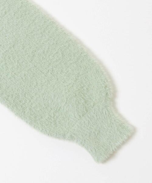 URBAN RESEARCH Sonny Label（アーバンリサーチサニーレーベル）の「ミニフェザーWフェイスニットプルオーバー（ニット/セーター・レディース・ミント/ライトピンク/ライトグレー・FREE）」の18枚目の写真