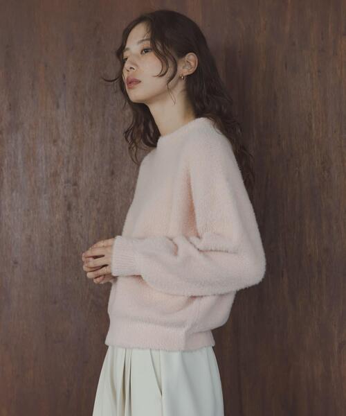 URBAN RESEARCH Sonny Label（アーバンリサーチサニーレーベル）の「ミニフェザーWフェイスニットプルオーバー（ニット/セーター・レディース・ミント/ライトピンク/ライトグレー・FREE）」の15枚目の写真