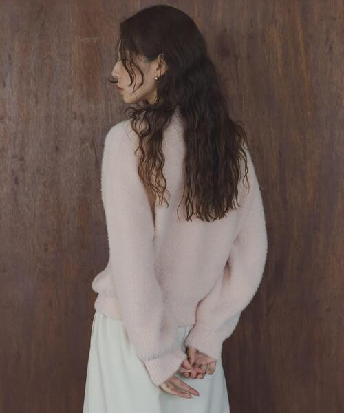 URBAN RESEARCH Sonny Label（アーバンリサーチサニーレーベル）の「ミニフェザーWフェイスニットプルオーバー（ニット/セーター・レディース・ミント/ライトピンク/ライトグレー・FREE）」の14枚目の写真