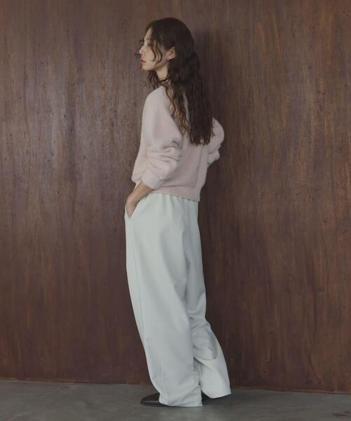 URBAN RESEARCH Sonny Label（アーバンリサーチサニーレーベル）の「ミニフェザーWフェイスニットプルオーバー（ニット/セーター・レディース・ミント/ライトピンク/ライトグレー・FREE）」の11枚目の写真