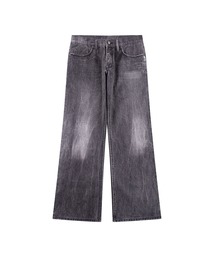 WOKE EDGE（ウォークエッジ）の「デニムパンツ｜Printed Loose Flare Denim｜WOKE EDGE（デニムパンツ）」
