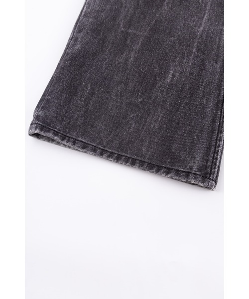 WOKE EDGE(ウォークエッジ)の「デニムパンツ|Printed Loose Flare Denim|WOKE EDGE(デニムパンツ・メンズ・ブラック/ブルー・MEDIUM/LARGE/SMALL/X-LARGE)」の8枚目の写真