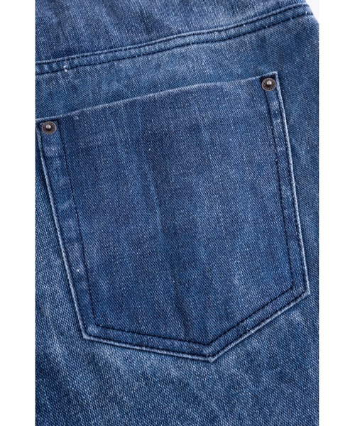 WOKE EDGE(ウォークエッジ)の「デニムパンツ|Printed Loose Flare Denim|WOKE EDGE(デニムパンツ・メンズ・ブラック/ブルー・MEDIUM/LARGE/SMALL/X-LARGE)」の11枚目の写真