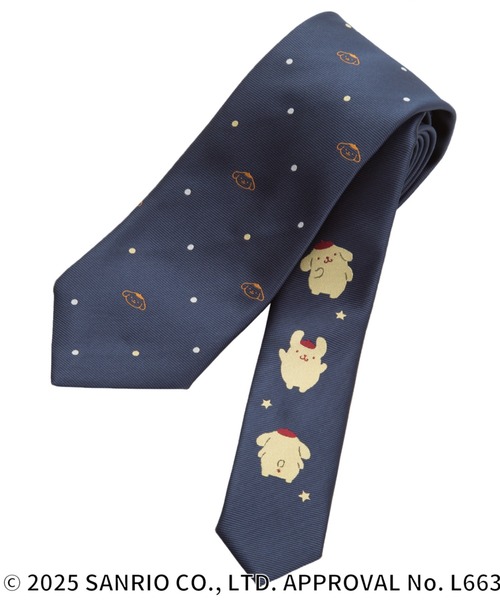 TOKYO SHIRTS（トウキョウシャツ）の「【サンリオキャラクターズ×TOKYO SHIRTS】 ネクタイ（ネクタイ・メンズ・ブルー/ネイビー系/ネイビー系2/ネイビー系7/ネイビー系9/サックスブルー/ネイビー系3/ネイビー系5/ネイビー系6/レッド系/パープル/ネイビー/マスタード/エンジ/ネイビー系1/ネイビー系8・FREE）」の10枚目の写真