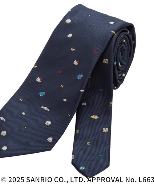 TOKYO SHIRTS（トウキョウシャツ）の「【サンリオキャラクターズ×TOKYO SHIRTS】 ネクタイ（ネクタイ・メンズ・ブルー/ネイビー系/ネイビー系2/ネイビー系7/ネイビー系9/サックスブルー/ネイビー系3/ネイビー系5/ネイビー系6/レッド系/パープル/ネイビー/マスタード/エンジ/ネイビー系1/ネイビー系8・FREE）」の11枚目の写真