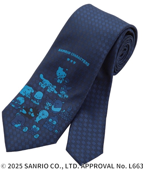 TOKYO SHIRTS（トウキョウシャツ）の「【サンリオキャラクターズ×TOKYO SHIRTS】 ネクタイ（ネクタイ・メンズ・ブルー/ネイビー系/ネイビー系2/ネイビー系7/ネイビー系9/サックスブルー/ネイビー系3/ネイビー系5/ネイビー系6/レッド系/パープル/ネイビー/マスタード/エンジ/ネイビー系1/ネイビー系8・FREE）」の12枚目の写真