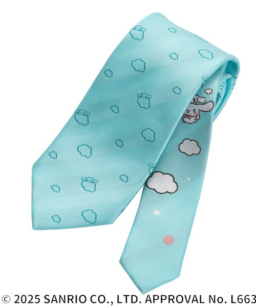TOKYO SHIRTS（トウキョウシャツ）の「【サンリオキャラクターズ×TOKYO SHIRTS】 ネクタイ（ネクタイ・メンズ・ブルー/ネイビー系/ネイビー系2/ネイビー系7/ネイビー系9/サックスブルー/ネイビー系3/ネイビー系5/ネイビー系6/レッド系/パープル/ネイビー/マスタード/エンジ/ネイビー系1/ネイビー系8・FREE）」の3枚目の写真