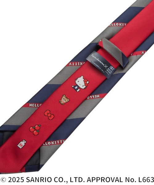 TOKYO SHIRTS（トウキョウシャツ）の「【サンリオキャラクターズ×TOKYO SHIRTS】 ネクタイ（ネクタイ・メンズ・ブルー/ネイビー系/ネイビー系2/ネイビー系7/ネイビー系9/サックスブルー/ネイビー系3/ネイビー系5/ネイビー系6/レッド系/パープル/ネイビー/マスタード/エンジ/ネイビー系1/ネイビー系8・FREE）」の18枚目の写真