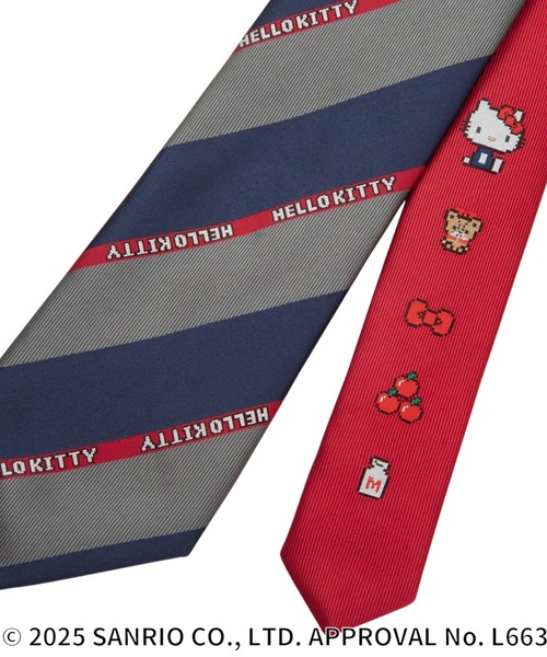 TOKYO SHIRTS（トウキョウシャツ）の「【サンリオキャラクターズ×TOKYO SHIRTS】 ネクタイ（ネクタイ・メンズ・ブルー/ネイビー系/ネイビー系2/ネイビー系7/ネイビー系9/サックスブルー/ネイビー系3/ネイビー系5/ネイビー系6/レッド系/パープル/ネイビー/マスタード/エンジ/ネイビー系1/ネイビー系8・FREE）」の17枚目の写真