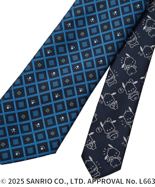TOKYO SHIRTS（トウキョウシャツ）の「【サンリオキャラクターズ×TOKYO SHIRTS】 ネクタイ（ネクタイ・メンズ・ブルー/ネイビー系/ネイビー系2/ネイビー系7/ネイビー系9/サックスブルー/ネイビー系3/ネイビー系5/ネイビー系6/レッド系/パープル/ネイビー/マスタード/エンジ/ネイビー系1/ネイビー系8・FREE）」の21枚目の写真