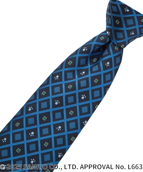 TOKYO SHIRTS（トウキョウシャツ）の「【サンリオキャラクターズ×TOKYO SHIRTS】 ネクタイ（ネクタイ・メンズ・ブルー/ネイビー系/ネイビー系2/ネイビー系7/ネイビー系9/サックスブルー/ネイビー系3/ネイビー系5/ネイビー系6/レッド系/パープル/ネイビー/マスタード/エンジ/ネイビー系1/ネイビー系8・FREE）」の20枚目の写真