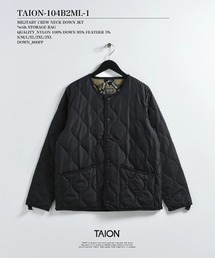 TAION（タイオン）の「【TAION】ミリタリー クルーネック ダウンジャケット /  CREW NECK DOWN JKT（ダウンジャケット/コート）」