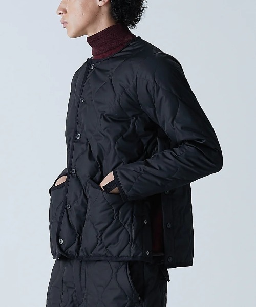 TAION(タイオン)の「【TAION】ミリタリー クルーネック ダウンジャケット / CREW NECK DOWN JKT(ダウンジャケット/コート・メンズ・ブラック・L/M/S/XL)」の4枚目の写真