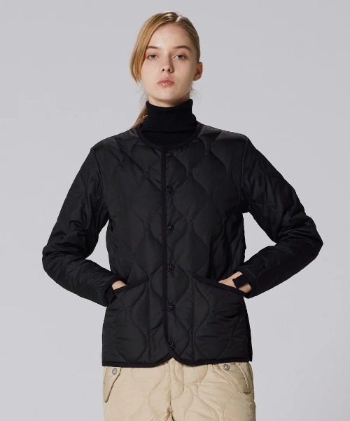 TAION(タイオン)の「【TAION】ミリタリー クルーネック ダウンジャケット / CREW NECK DOWN JKT(ダウンジャケット/コート・メンズ・ブラック・L/M/S/XL)」の6枚目の写真