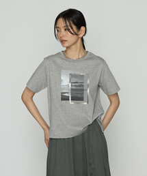 〔 TALLサイズ 〕 スーピマコットンポンチ フォトTシャツ