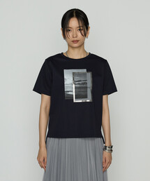 〔 TALLサイズ 〕 スーピマコットンポンチ フォトTシャツ