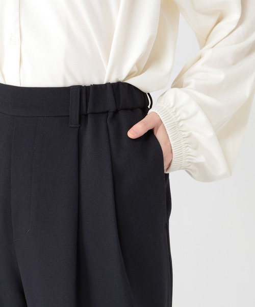 studio CLIP（スタディオクリップ）の「ゆるテーパードパンツ[プチ・プラスサイズあり]《オケージョン2026SS》（その他パンツ・レディース・ベージュ/ネイビー・MEDIUM/LARGE/ﾌﾘｰ(L)/PF）」の8枚目の写真