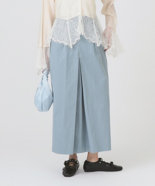 Ray BEAMS(レイビームス)の「フロント ボックスタック タイトスカート(スカート・レディース・ホワイト系その他6/サックスブルー・0/1)」の6枚目の写真