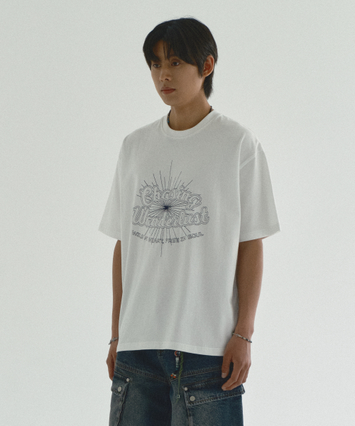 ECORR(エコル)の「ワンダラスト刺繍半袖Tシャツ_アイボリー(Tシャツ/カットソー・レディース・その他・3/M/L)」の3枚目の写真