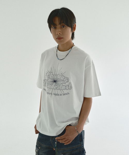 ECORR(エコル)の「ワンダラスト刺繍半袖Tシャツ_アイボリー(Tシャツ/カットソー・レディース・その他・3/M/L)」の4枚目の写真